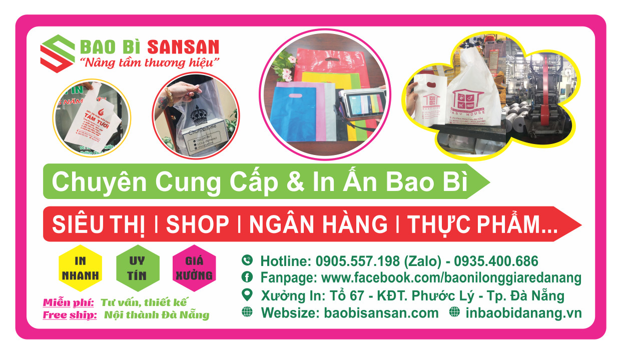 In Bao Bì Túi Ni Lông Giá Rẻ Đà Nẵng