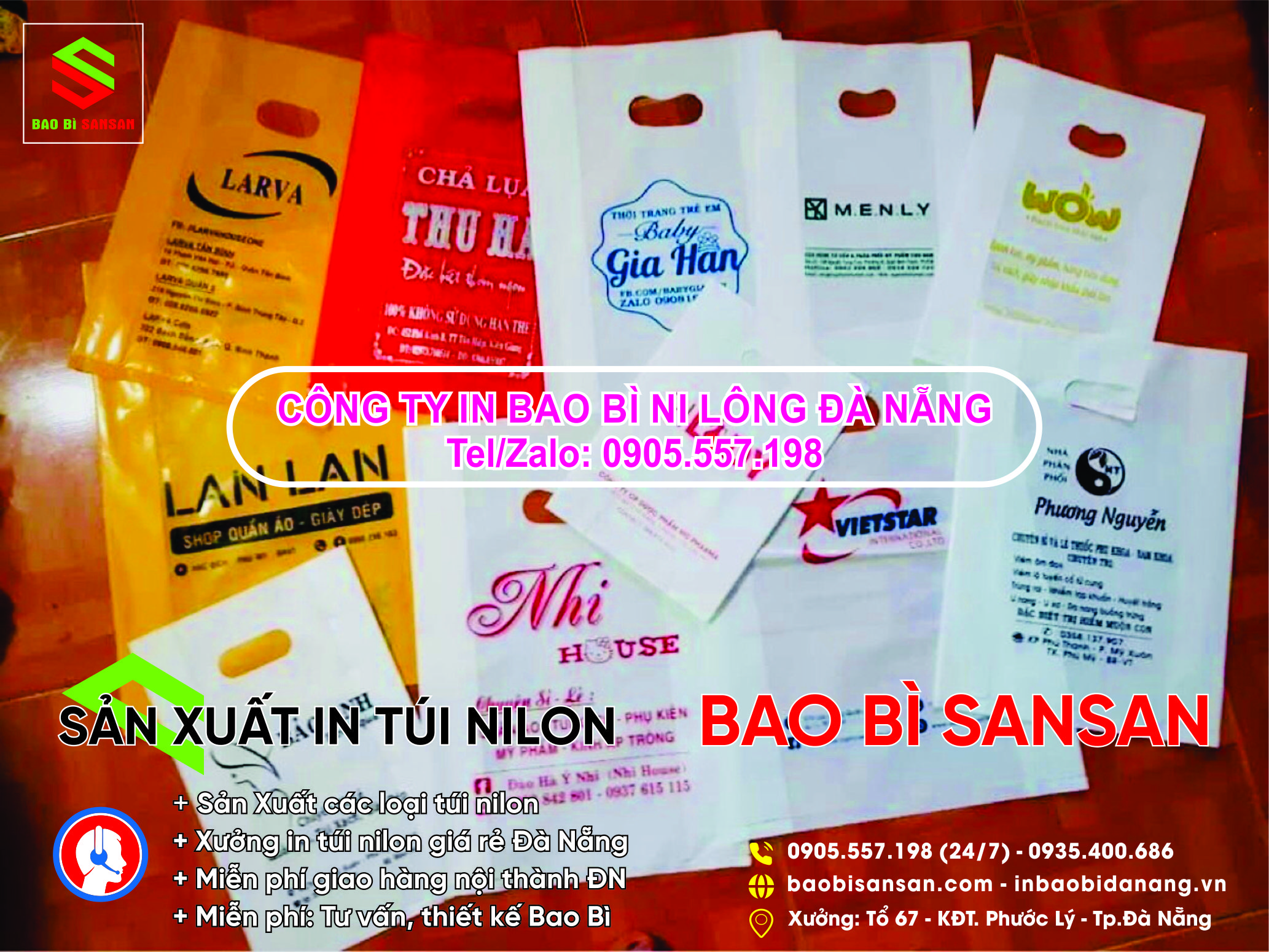 Công Ty In Bao Bì Ni Lông Đà Nẵng – Bao ni lông giá rẻ Đà Nẵng