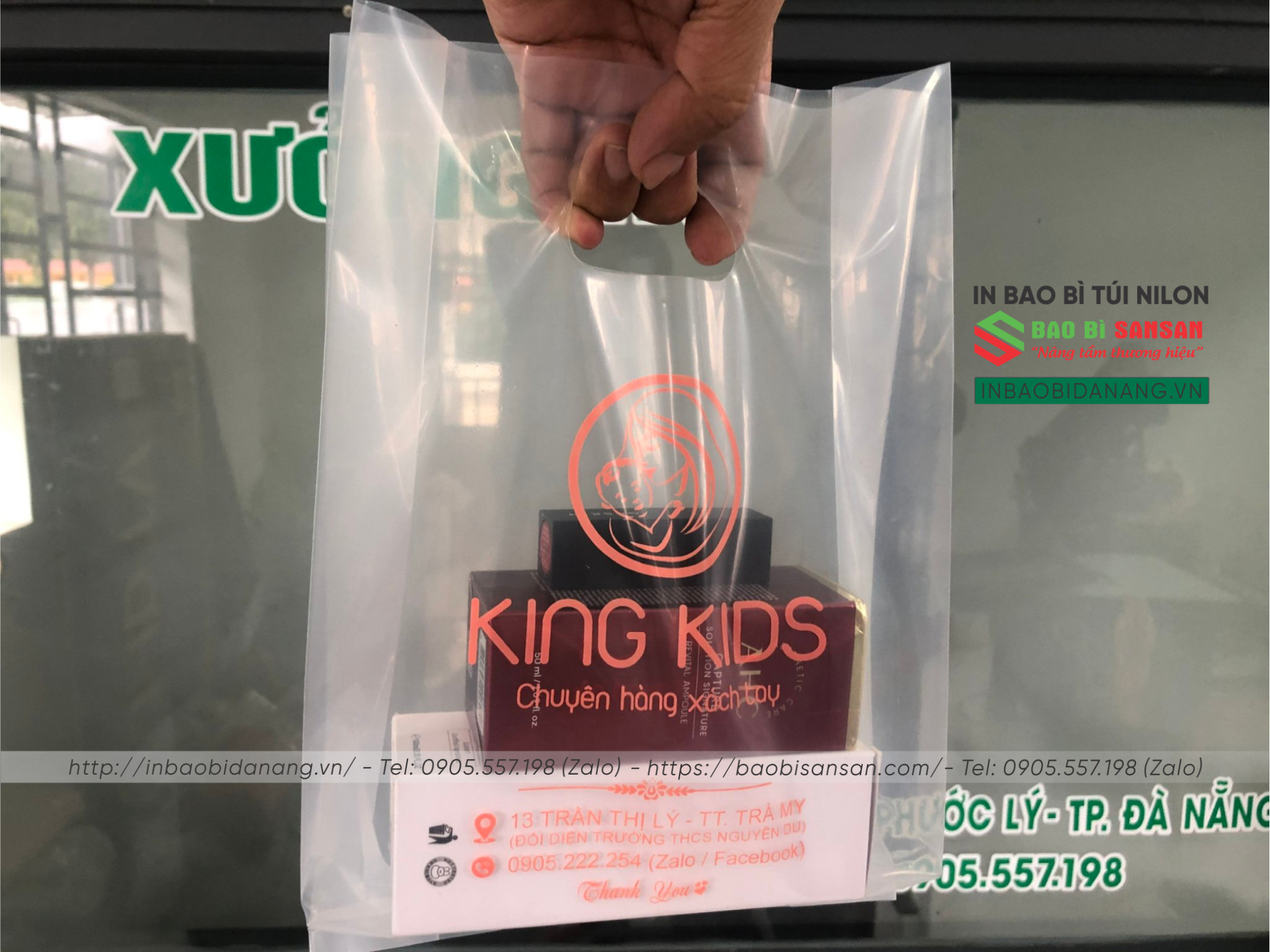 Bao Trong Suốt đựng Mỹ Phẩm đà Nẵng