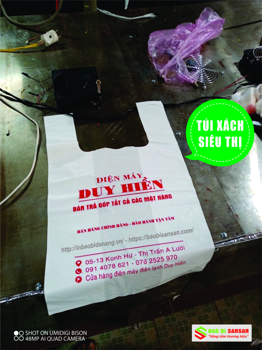 In Logo Lên Túi Ni Lông Siêu Thị